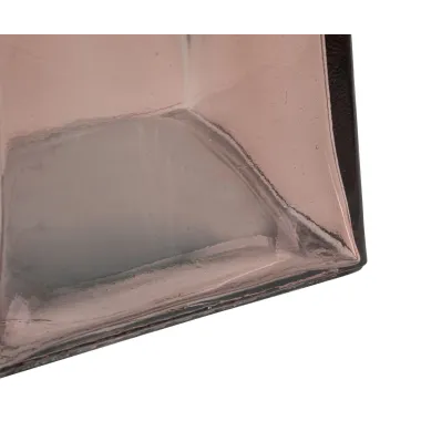 Wazon FLORERO Piramida Szkło Recyklingowe Różowy 13x55 cm (WYPRODUKOWANY W HISZPANII)